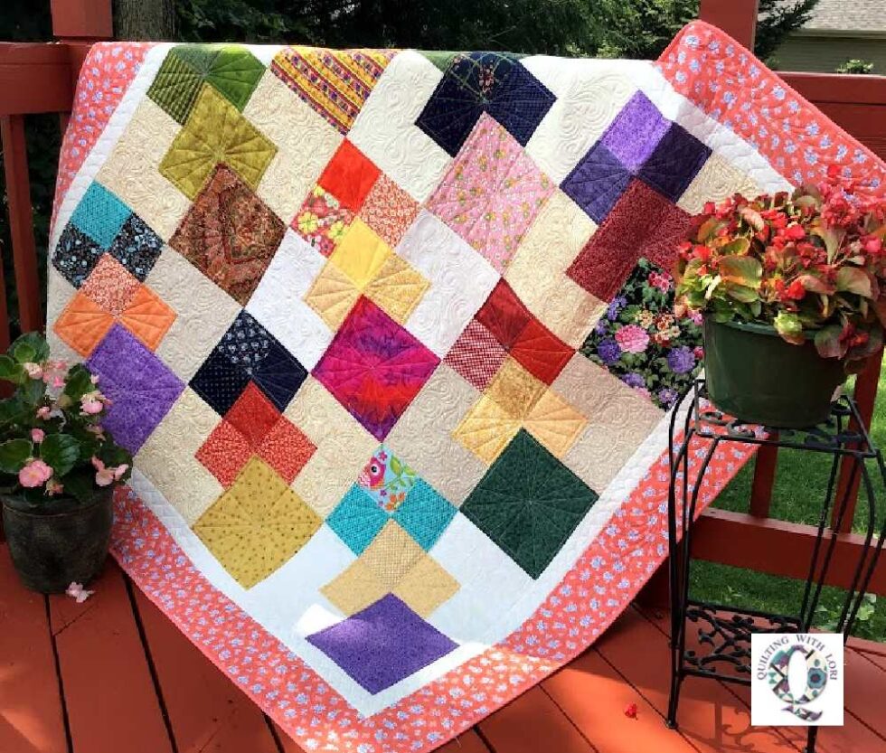 Video Tutorial on Scrappy Quilt: Mirror, Mirror! | QuiltingWithLori