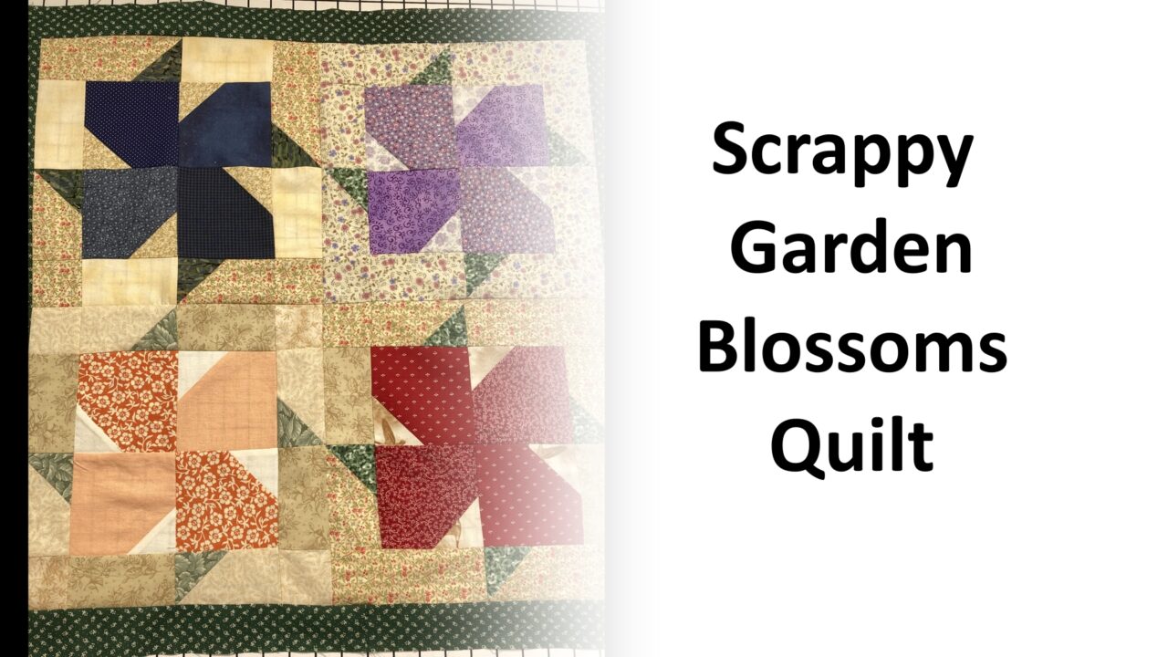 Scrappy Country Garden Blossoms block and quilt pattern for you ...